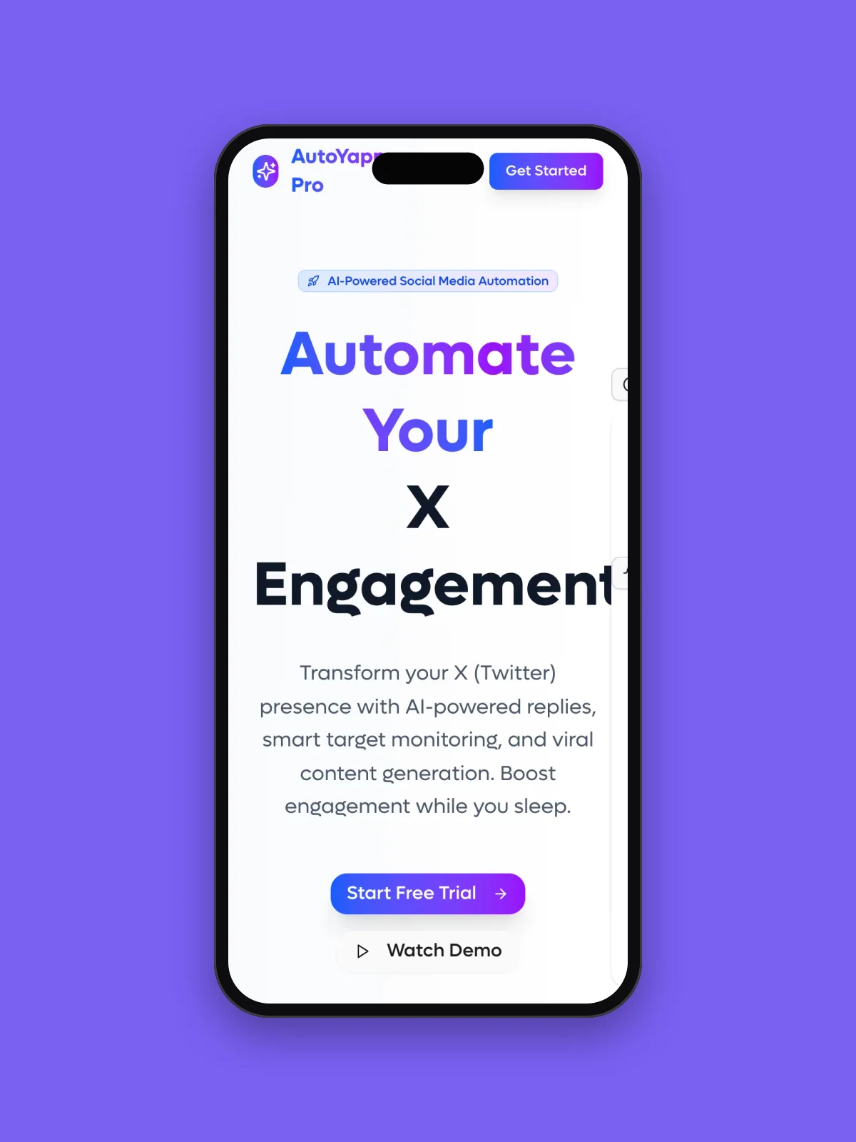 AUTOYAPP PRO on a phone