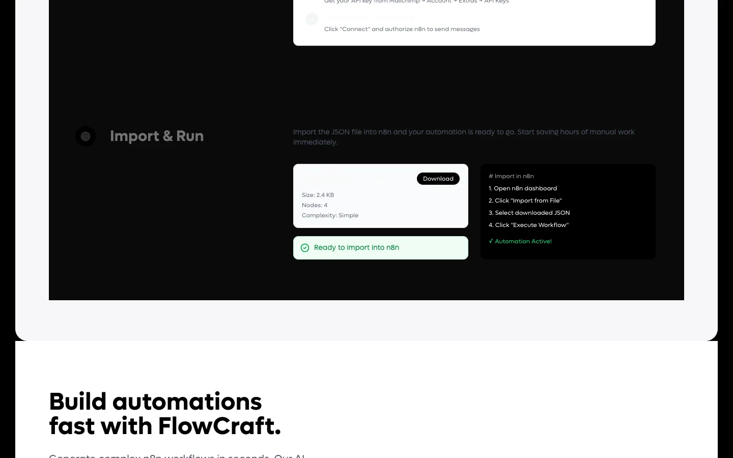 FLOWBOT AI website screen